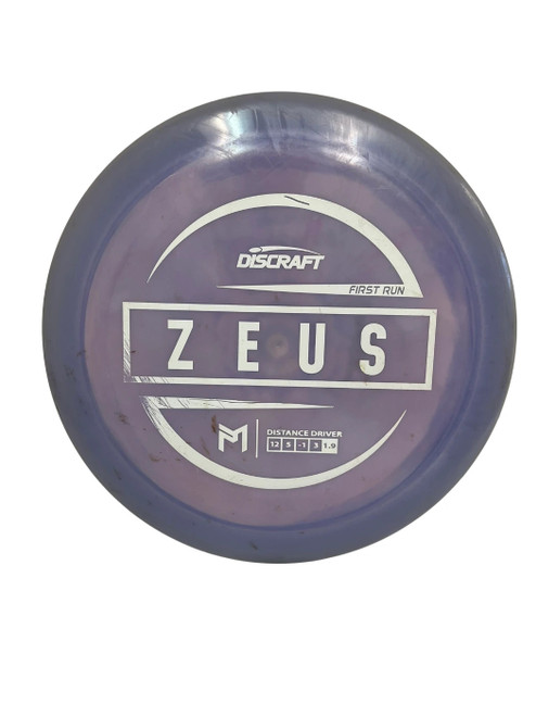 Vist Large View of Product Image Which is Used Discraft PM Zeus 174g Disc Golf Driver Purple 