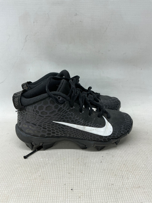 Vist Large View of Product Image Which is Used Nike TROUT 856 BB CLEATS BB/SB Cleats Black Junior 01.5
