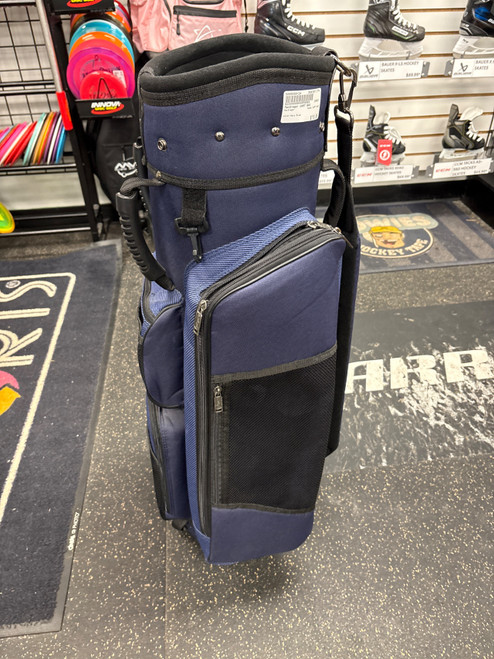 Vist Large View of Product Image Which is Used MacGregor CART BAG Mens Cart Bag Navy Blue