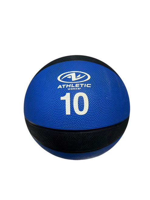 Vist Large View of Product Image Which is Used Medicine Ball Royal Blue 10 lb