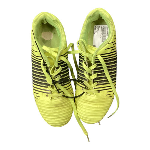 Vist Large View of Product Image Which is Used Soccer Cleats Yellow Junior 02