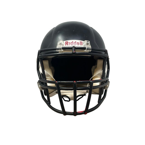 Vist Large View of Product Image Which is Used Riddell VICTOR FB Helmet Black ADULT LG