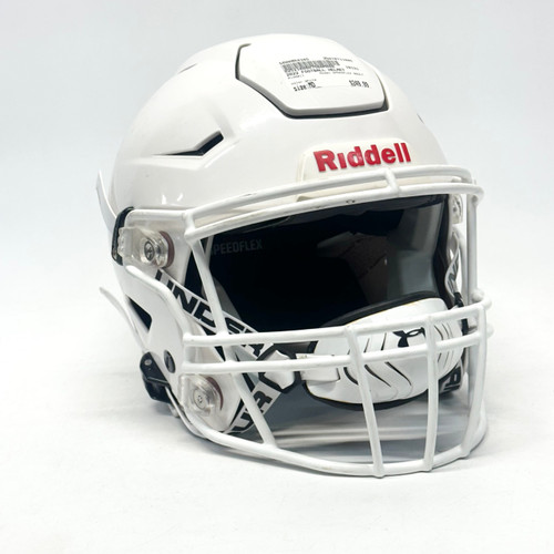 Vist Large View of Product Image Which is Used Riddell SPEEDFLEX ADULT FB Helmet White MD