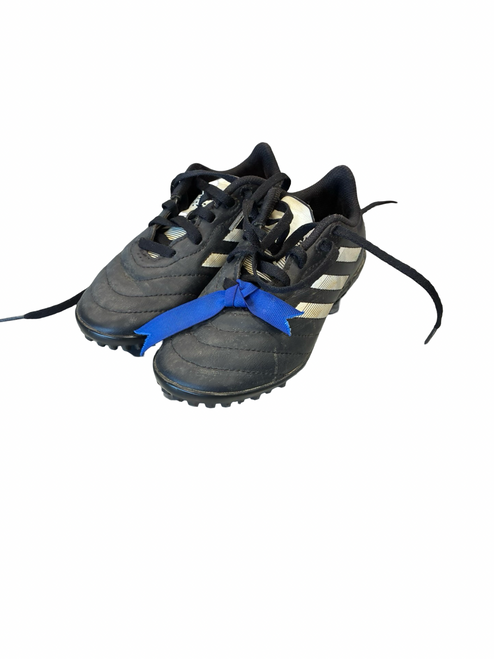 Vist Large View of Product Image Which is Used Adidas Soccer Turf Shoes Black Youth 12.0