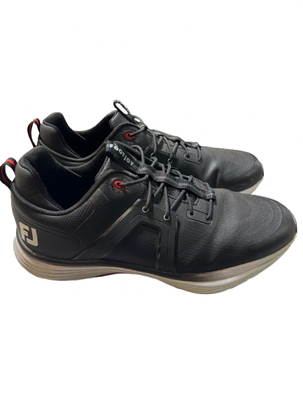 Vist Large View of Product Image Which is Used Foot Joy HYPERFLEX 2025 Mens Golf Shoes Black Senior 9.5