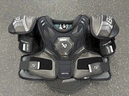 Vist Large View of Product Image Which is New BAUER SUPREME F50 PRO SHOULDER PAD JR-M