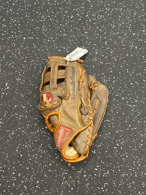 Vist Large View of Product Image Which is Used Louisville Slugger TPX BB/SB Glove RH Throw Brown 11 1/2"