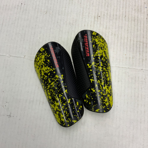 Vist Large View of Product Image Which is Used Vizari Soccer Shin Guards Junior Black Junior