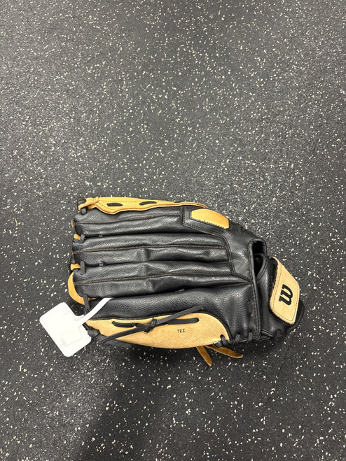 Vist Large View of Product Image Which is Used Wilson A0360TRES14 BB/SB Glove RH Throw Brown 14"