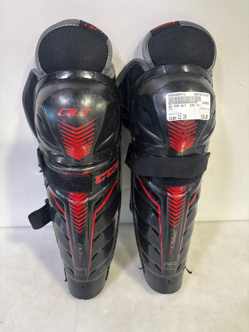 Vist Large View of Product Image Which is Used CCM 2.0 Senior Shin Guards Grey 12"
