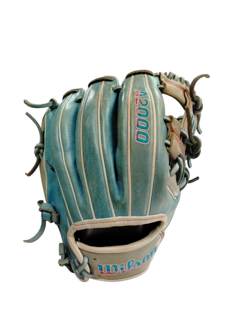 Vist Large View of Product Image Which is Used Wilson A2000 AUTISM SPEAKS 1786 BB/SB Glove LH Throw Royal Blue 11 1/2"