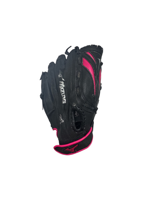 Vist Large View of Product Image Which is Used Mizuno FINCH BB/SB Glove RH Throw Black 11"