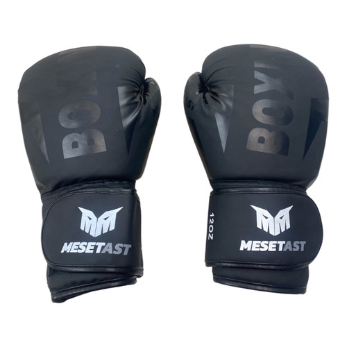 Vist Large View of Product Image Which is Used Boxing Gloves Black LG