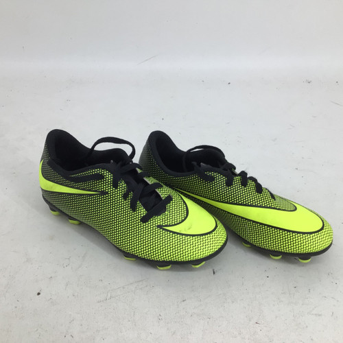 Vist Large View of Product Image Which is Used Nike BRAVATA II JR 1.5 SOCCER CLEATS Soccer Cleats Optic Yellow Junior 01.5