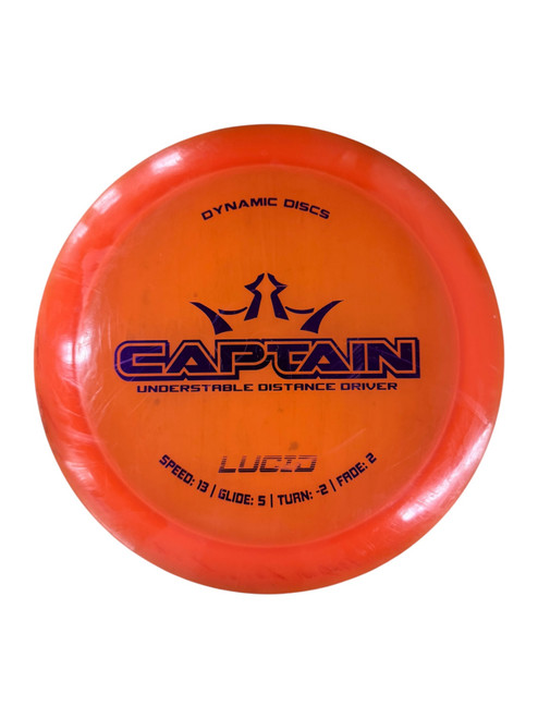 Vist Large View of Product Image Which is USED DYNAMIC DISCS LUCID CAPTAIN DISC GOLF DRIVER - 171g