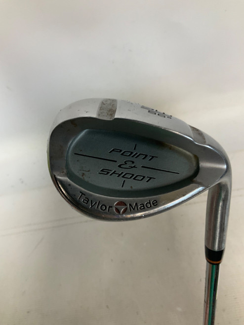 Vist Large View of Product Image Which is Used Taylormade POINT AND SHOOT Golf Wedge Mens RH Sand Wedge