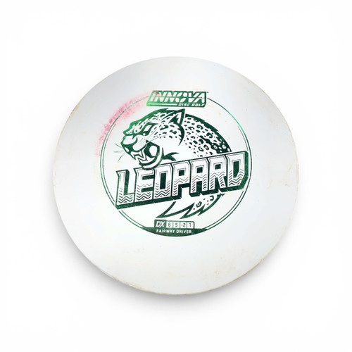 Vist Large View of Product Image Which is Used Innova LEOPARD Disc Golf Mid Range White