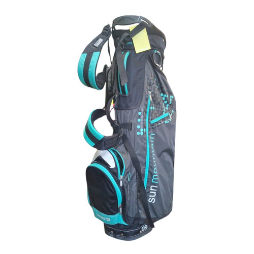 Vist Large View of Product Image Which is Used Sun Mountain THREE 5 Womens Stand Bag Black