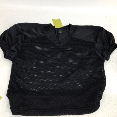 Vist Large View of Product Image Which is Used Champro SR MD PRACTICE JERSEY FB Top Adult Black MD