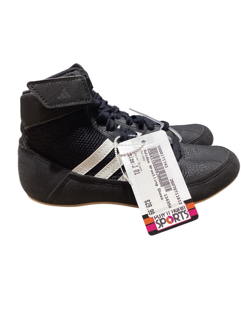 Vist Large View of Product Image Which is Used Adidas Wrestling Shoes Black Junior 01