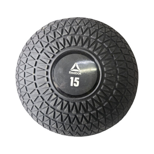 Vist Large View of Product Image Which is Used Reebok 15LB MEDICINE BALL Medicine Ball Black 15 lb