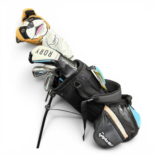 Vist Large View of Product Image Which is Used Taylormade RORY Jr Package Set RH Black 8 Piece