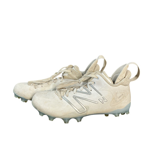 Vist Large View of Product Image Which is Used New Balance LAX Cleats Mens White Senior 7