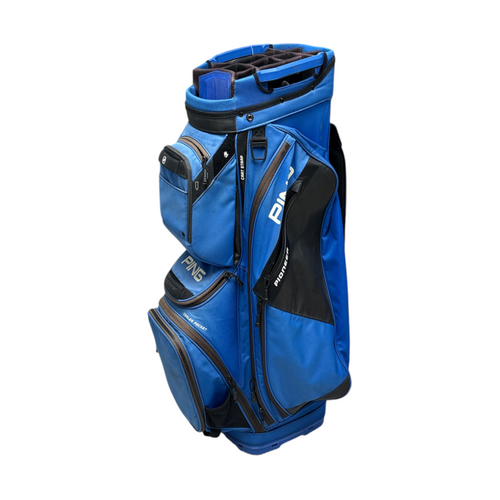 Vist Large View of Product Image Which is Used Ping PIONEER 15 WAY Mens Golf Cart Bag Royal Blue