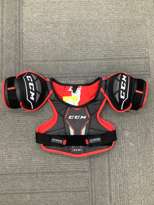 Vist Large View of Product Image Which is Used CCM FT 350 Youth Shoulder Pads MD
