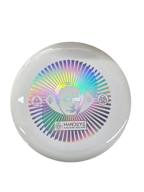 Vist Large View of Product Image Which is USED DYNAMIC DISCS SUPREME ESCAPE HAND EYE DISC GOLF DRIVER - 173g