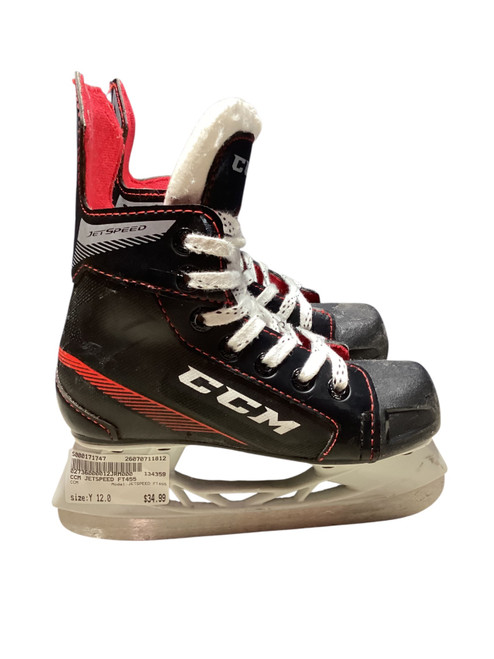 Vist Large View of Product Image Which is Used CCM JETSPEED FT455 Youth Hockey Skate Youth 12.0