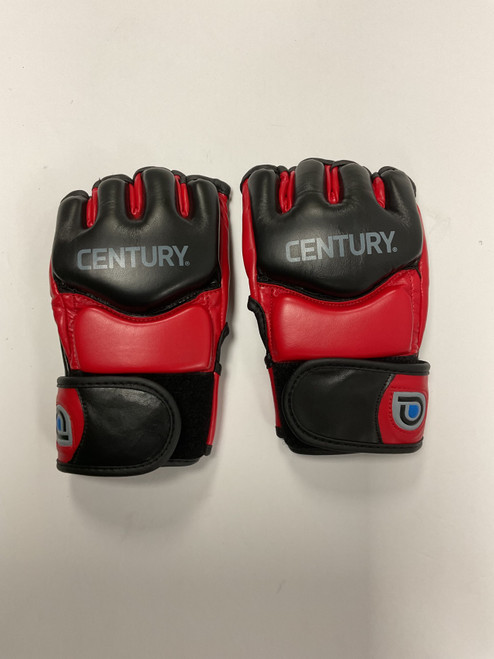 Vist Large View of Product Image Which is Used Century DRIVE Martial Arts Gloves Black And Red MD