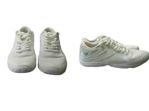Vist Large View of Product Image Which is Used VARSITY RISE CHEER SHOES SZ 6 Gymnastics Uniform