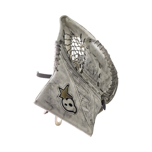 Vist Large View of Product Image Which is Used Brians SUBZERO 7.0 JUNIOR CATCHER Junior Goalie Catcher White
