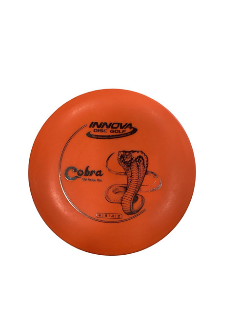 Vist Large View of Product Image Which is Used Innova DX COBRA Disc Golf Mid Range Orange 170g