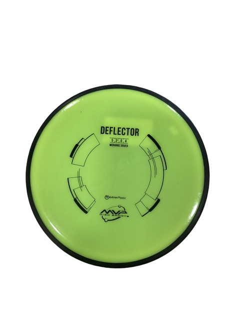Vist Large View of Product Image Which is Used MVP DEFLECTOR Disc Golf Mid Range Yellow 177g