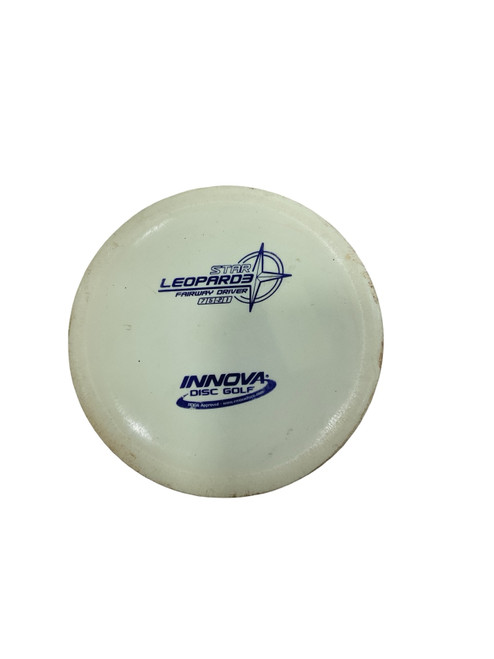 Vist Large View of Product Image Which is Used Innova STAR LEOPARD Disc Golf Driver White