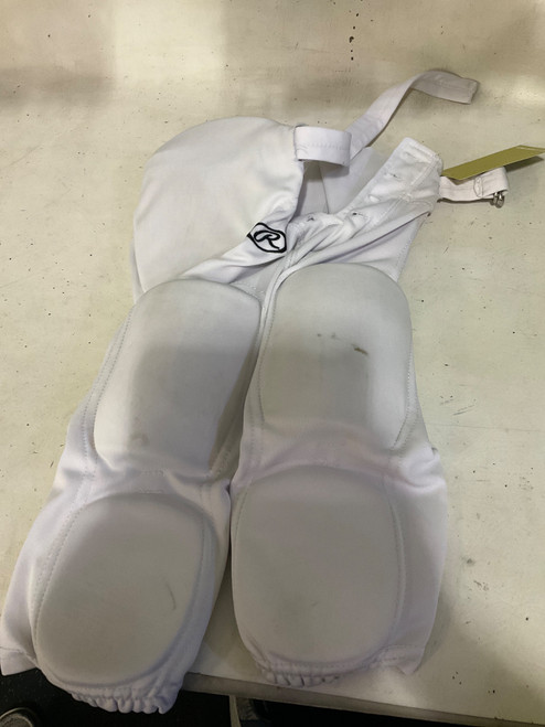 Vist Large View of Product Image Which is Used Riddell Youth FB Integrated Pants White MD