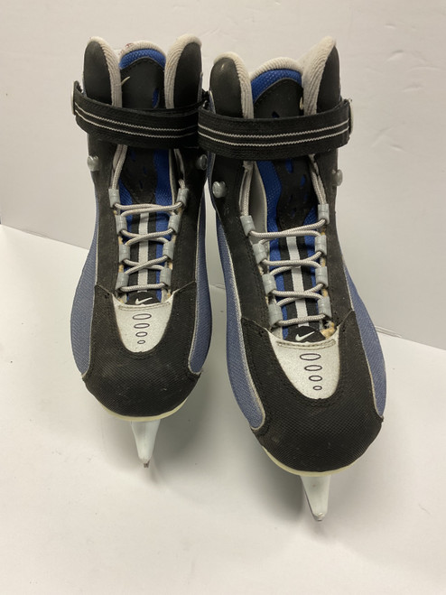 Vist Large View of Product Image Which is Used Nike SOFT BOOT SKATES Womens Softboot Skate Black And Carolina Blue Senior 11