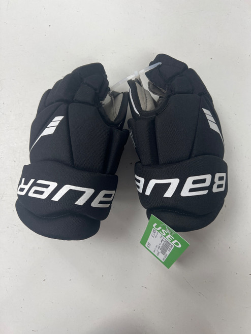 Vist Large View of Product Image Which is Used Bauer LIL SPORT Junior Gloves Black 11"
