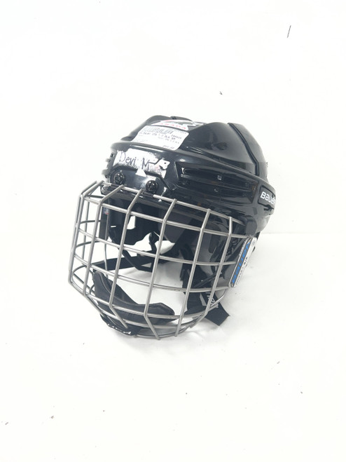 Vist Large View of Product Image Which is Used Bauer IMS 5.0 BLK Helmet Cage Combo Black SM