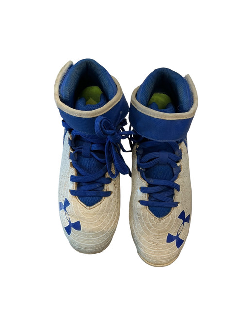 Vist Large View of Product Image Which is Used Under Armour BRYCE HARPER BB/SB Cleats Royal Blue Junior 02.5