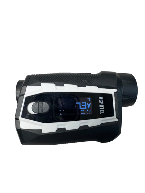 Vist Large View of Product Image Which is Used RANGE FINDER W/SLOPE Golf Accessory Black And White