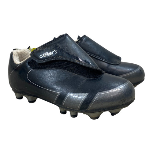 Vist Large View of Product Image Which is Used Soccer Indoor Shoes Black Youth 11.0