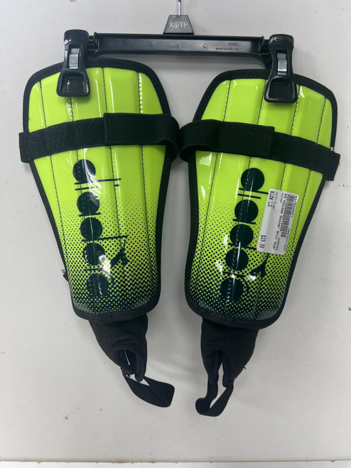 Vist Large View of Product Image Which is Used Adidas Soccer Shin Guards Adult Green LG