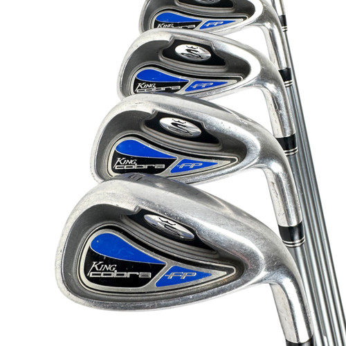Vist Large View of Product Image Which is Used Cobra KING FP Men's RH Iron Set 7I-GW Regular Flex Graphite Shaft