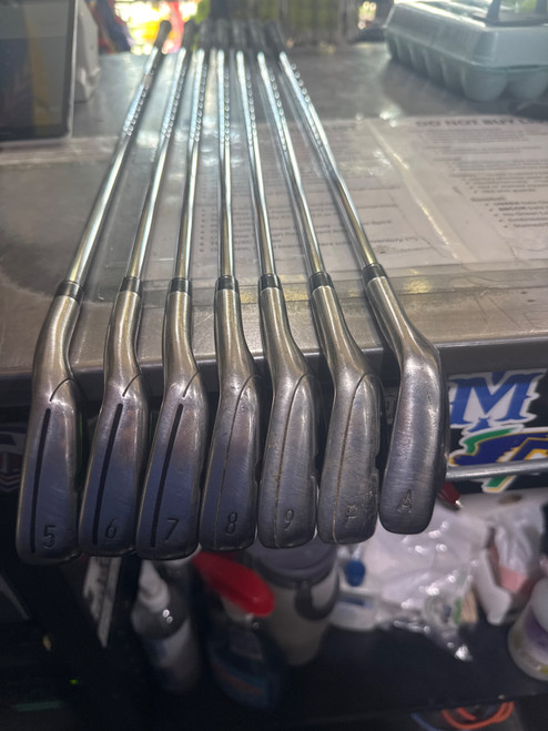 Vist Large View of Product Image Which is Used Taylormade M4 Mens Iron Set RH 5I-GW/AW
