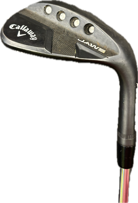 Vist Large View of Product Image Which is Used Callaway JAWS FULL TOE RAW BLACK Golf Wedge Mens RH 64 Degree