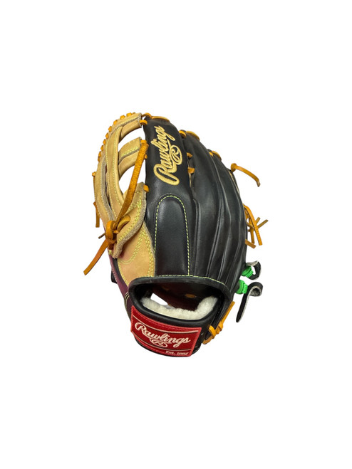 Vist Large View of Product Image Which is Used Rawlings PRO PREFFERED BB/SB Glove LH Throw Black 12 3/4"