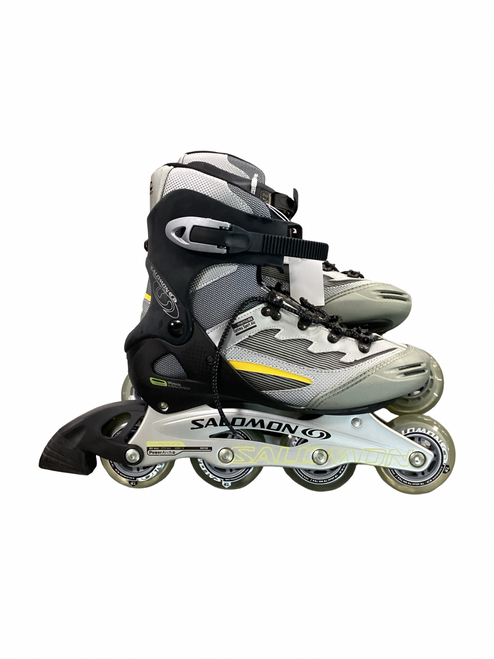 Vist Large View of Product Image Which is Used Salomon POWER ARCH Senior Rec Fitness Skates Grey Senior 9